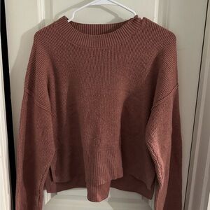 Pink Rose Dusty Rose Crew Neck Sweater